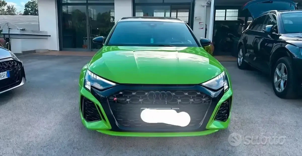 Usata Audi RS3 400 CV (294 kW) 2022 Verde Berlina