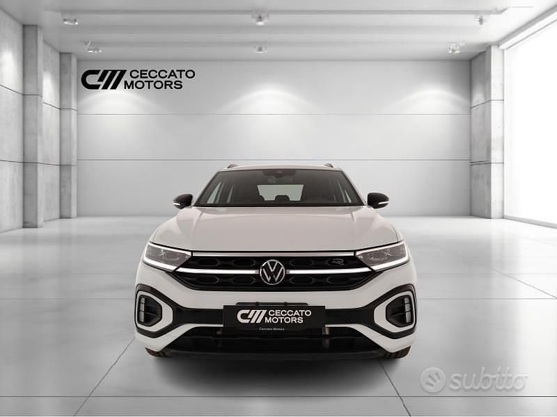 Usata VW T-Roc R-line 150 CV (110 kW) 2022 Bianco SUV