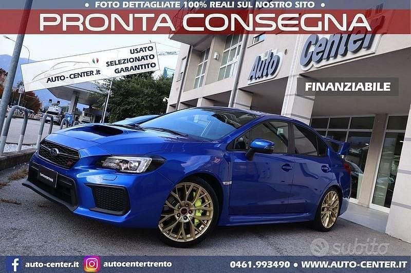 Usata Subaru WRX STI 300 CV (220 kW) 2018 Blu Berlina