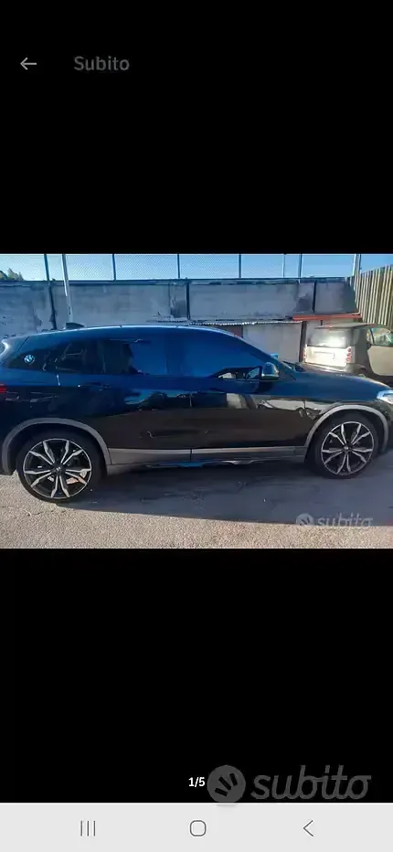 Usata BMW X2 116 CV (85 kW) 2022 Nero SUV
