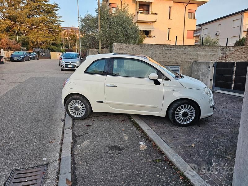 Usata Fiat 500 Lounge 69 CV (50 kW) 2009 Bianco Berlina