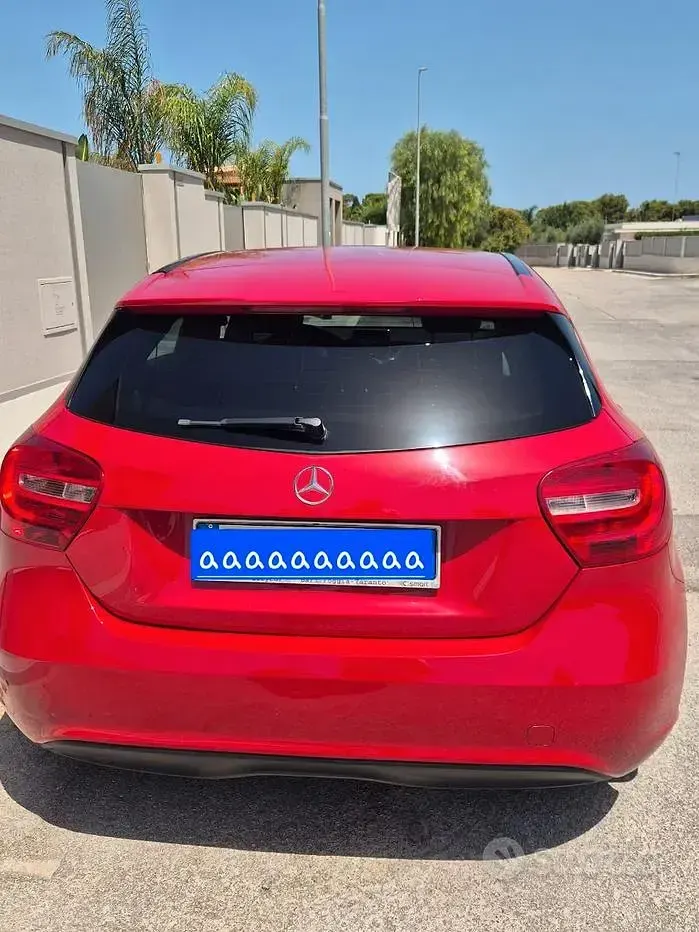 Usata Mercedes A160 2014 Rosso Utilitaria