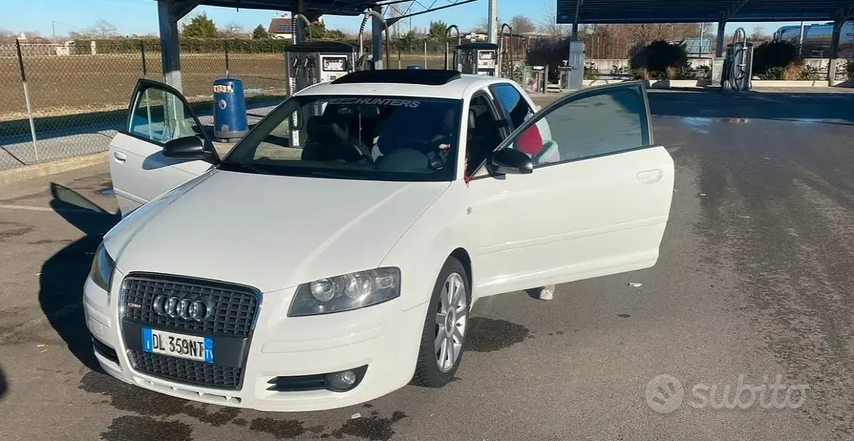 Usata Audi A3 S-Line 140 CV (102 kW) 2007 Bianco Utilitaria