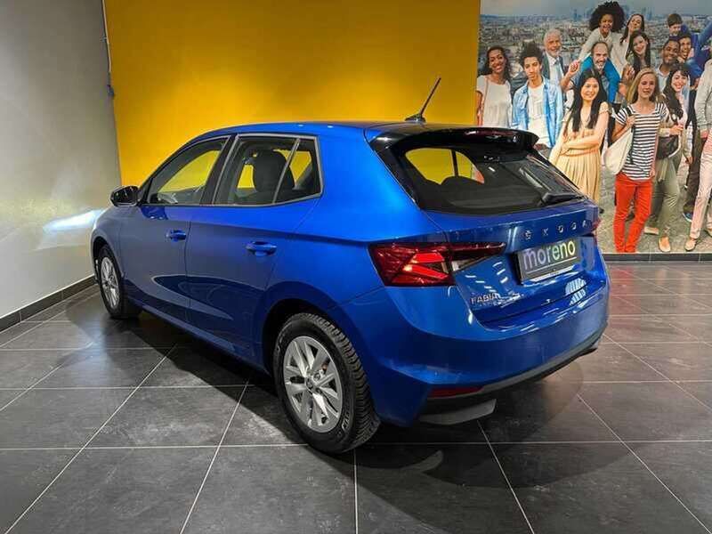 Usata Skoda Fabia Ambition 110 CV (80 kW) 2022 Blu/azzurro Utilitaria