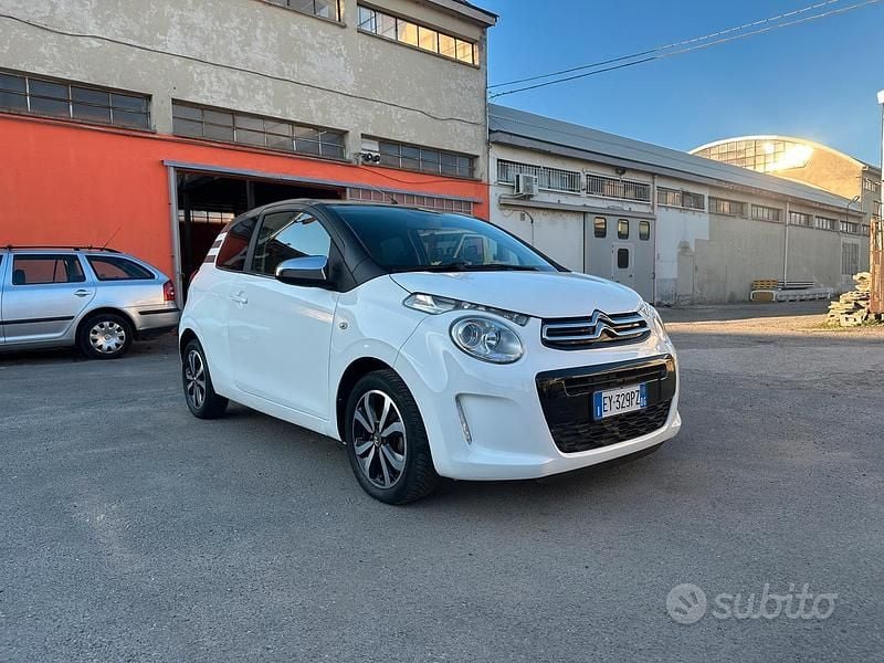 Usata Citroën C1 Shine 69 CV (50 kW) 2015 Bianco Utilitaria