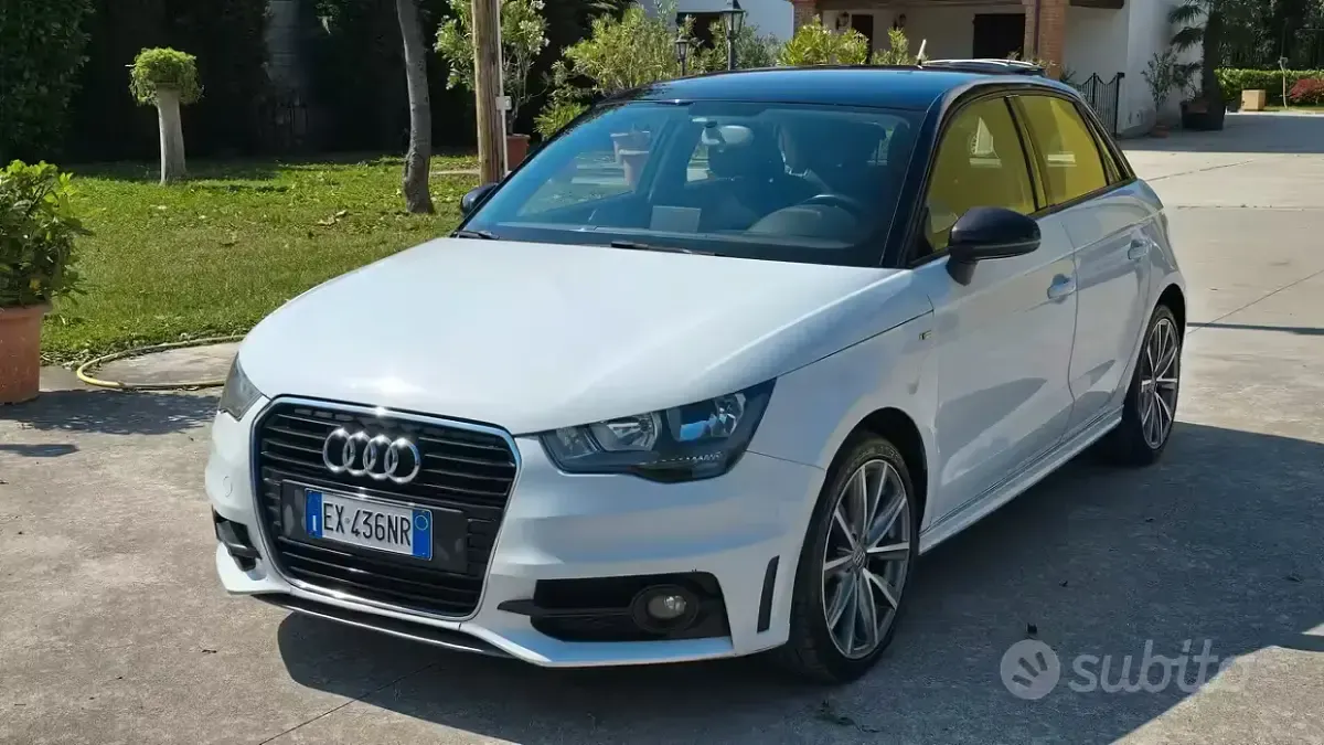 Usata Audi A1 90 CV (66 kW) 2014 Bianco Utilitaria