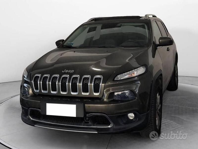 Verde Usata 2015 Jeep Cherokee Limited SUV | 12.500 € (Ottimo prezzo) - Immagine 1/4
