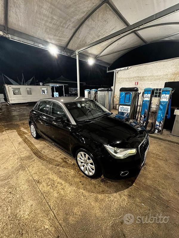 Usata Audi A1 95 CV (69 kW) 2013 Nero Utilitaria