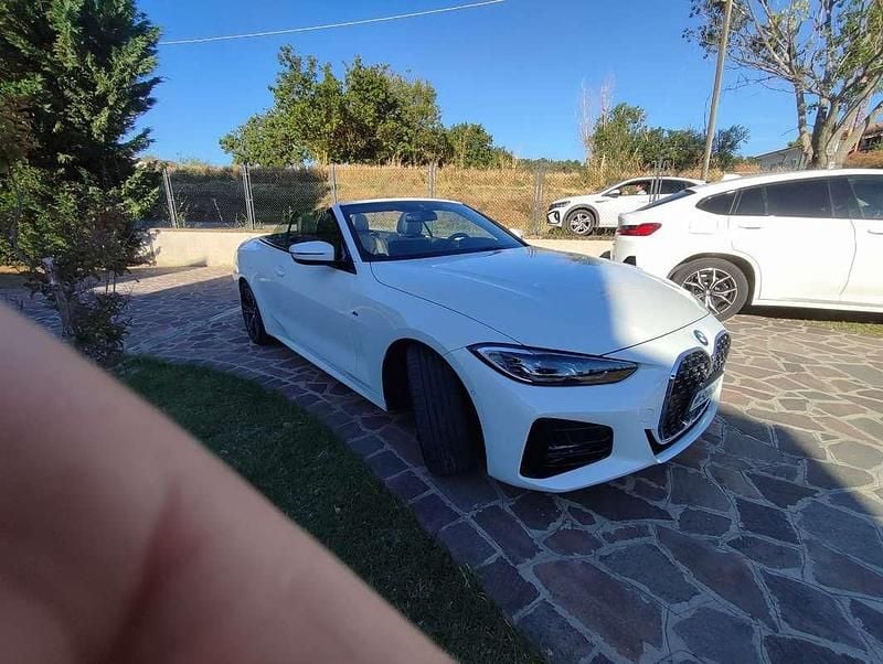 Usata BMW 420 Cabriolet M Sport 190 CV (139 kW) 2021 Bianco Cabrio