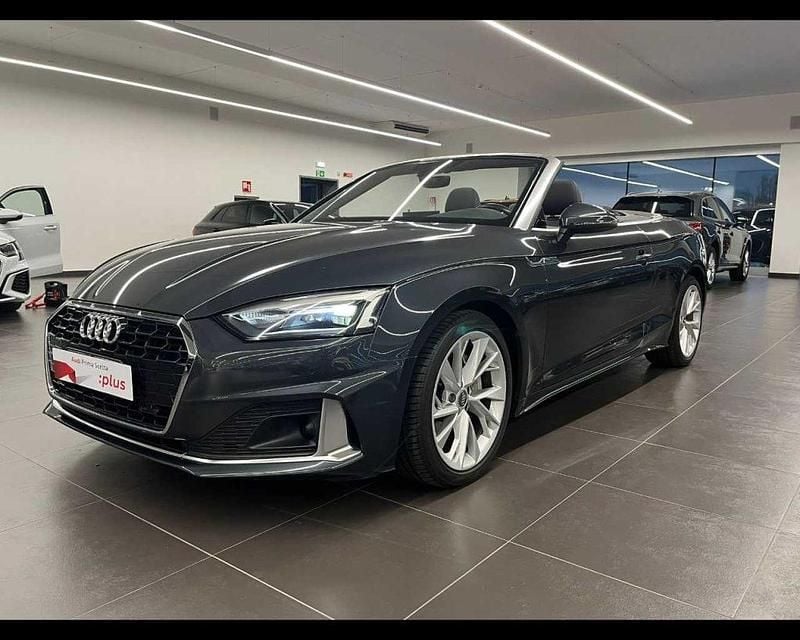 Usata Audi A5 Cabriolet Advanced Plus 191 CV (140 kW) 2020 Grigio manhattan metallizzato Cabrio