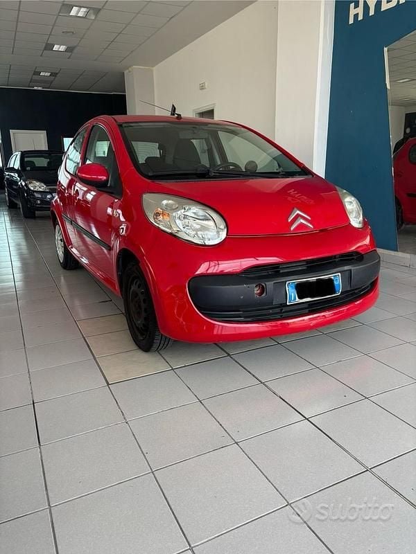 Usata Citroën C1 68 CV (50 kW) 2008 Rosso Utilitaria