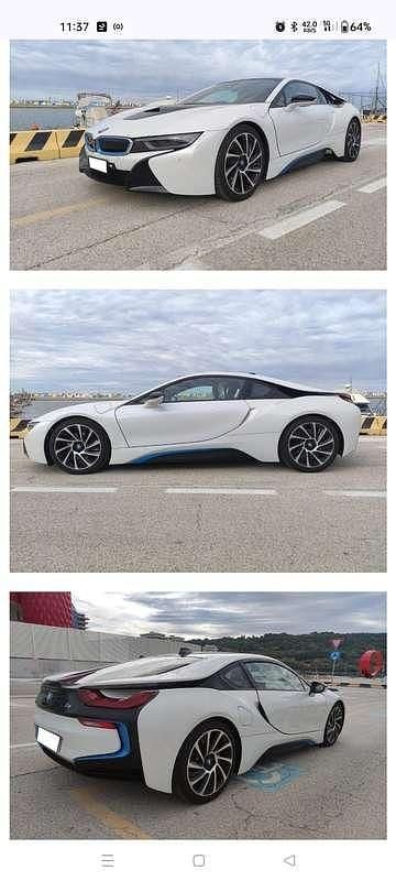 Usata BMW i8 231 CV (169 kW) 2016 Bianco Coupé
