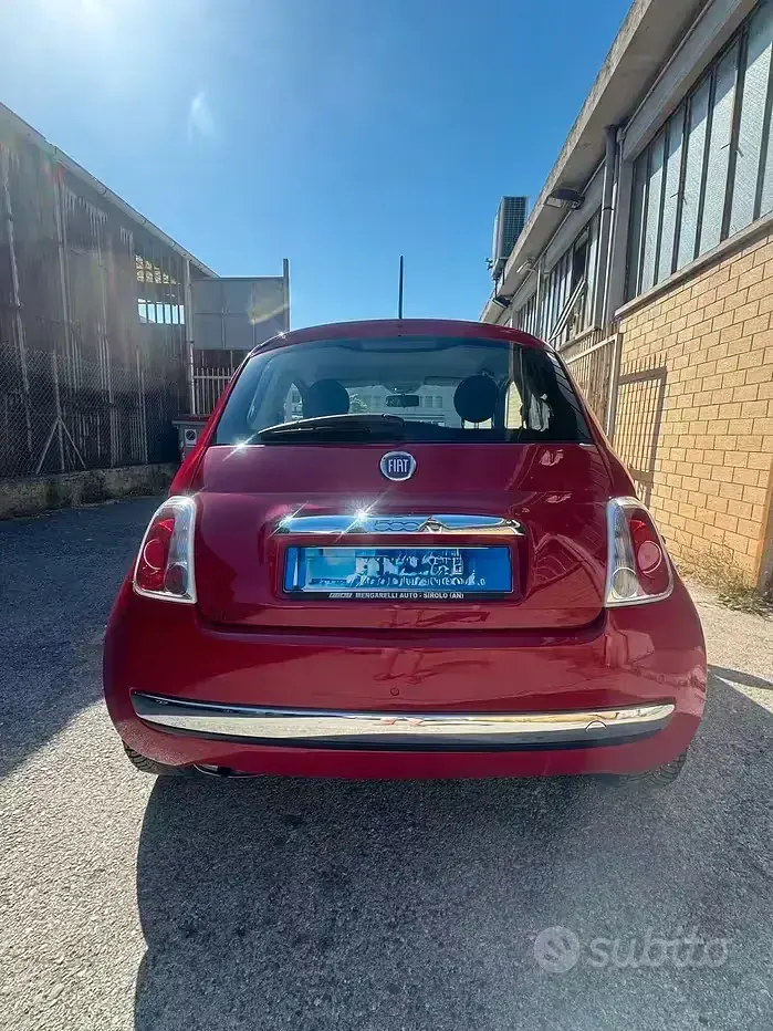 Usata Fiat 500 Pop Star 69 CV (50 kW) 2014 Rosso Berlina