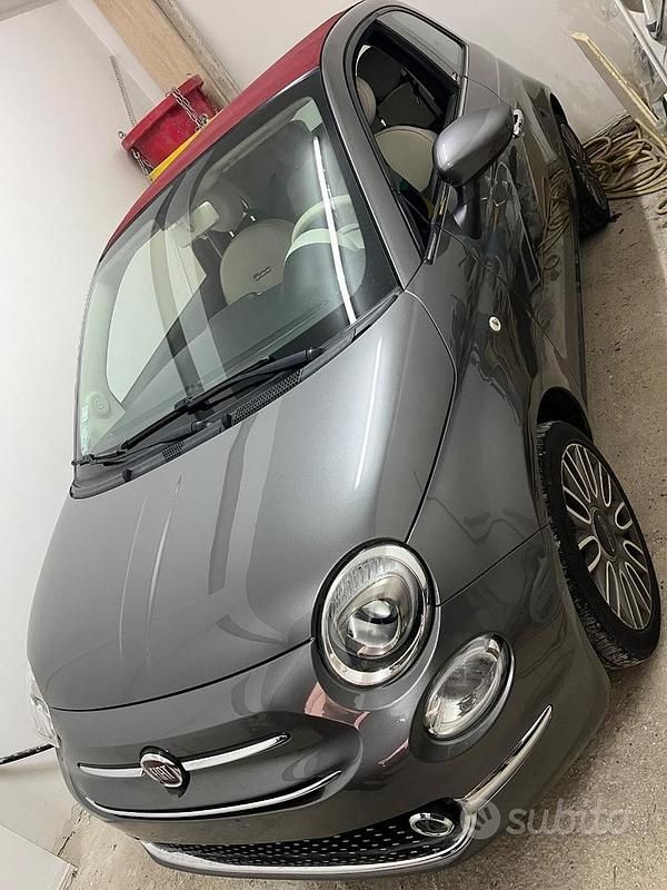 Usata Fiat 500C 2018 Grigio Cabrio