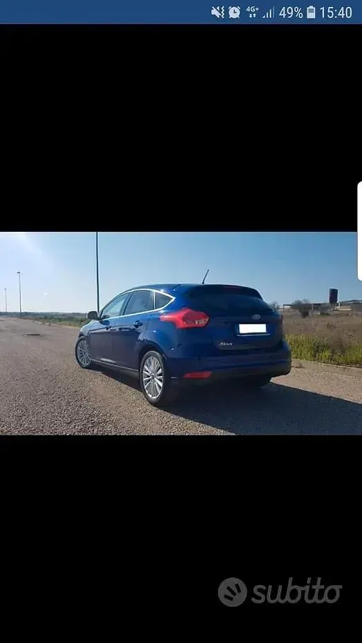 Usata Ford Focus 109 CV (80 kW) 2015 Blu Berlina