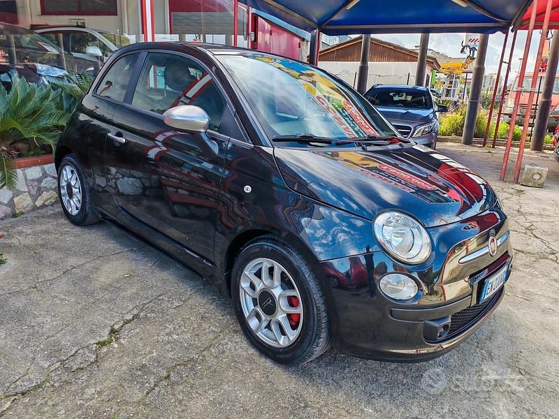 Usata Fiat 500 Lounge 95 CV (69 kW) 2012 Nero Berlina