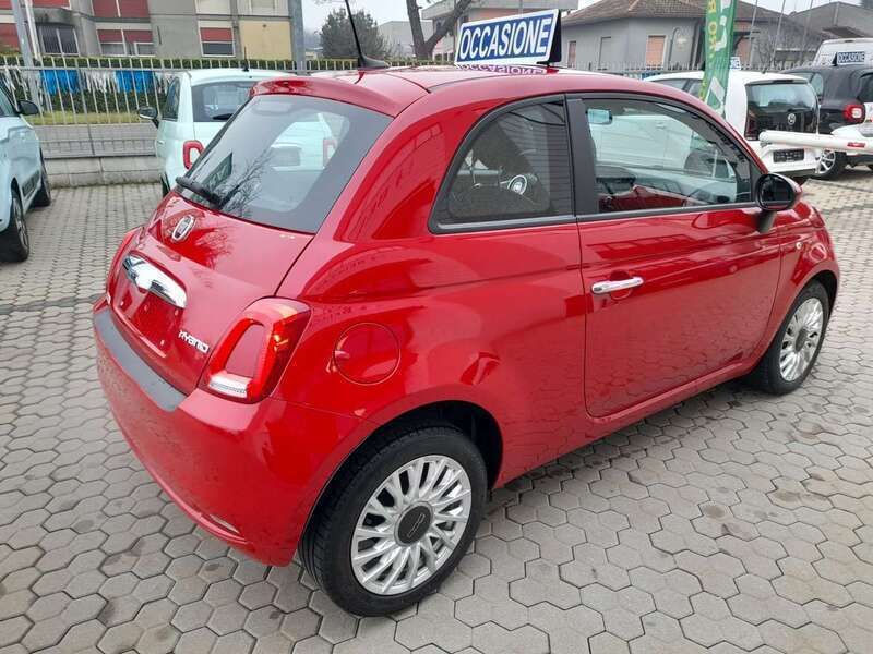Usata Fiat 500 Lounge 69 CV (50 kW) 2021 Rosso Berlina