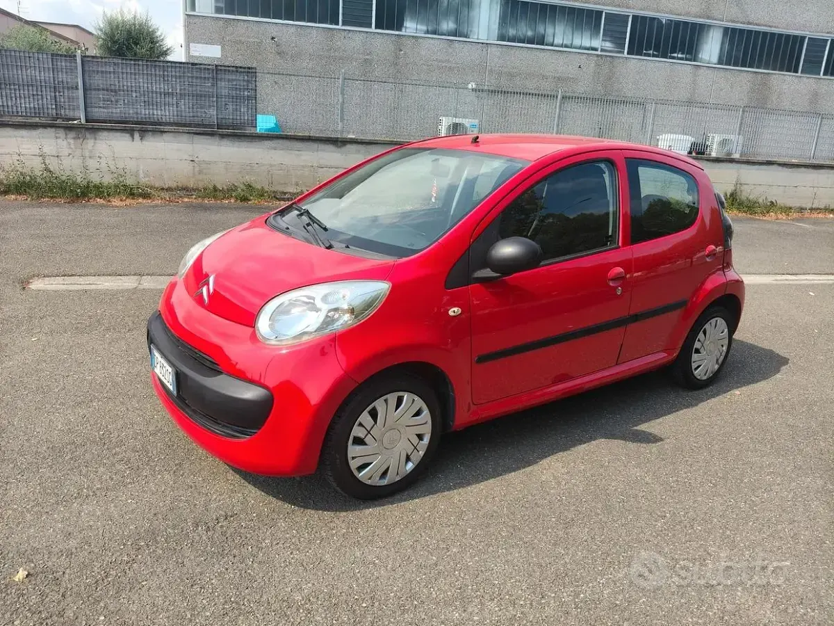 Usata Citroën C1 68 CV (50 kW) 2008 Rosso Utilitaria