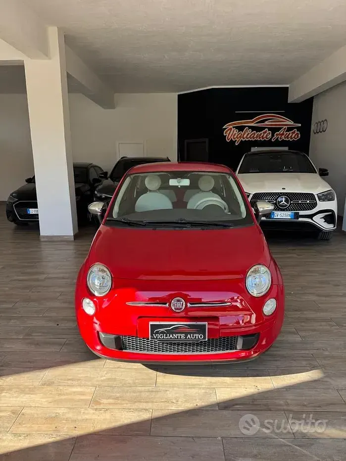 Usata Fiat 500 Pop 69 CV (50 kW) 2010 Rosso Berlina