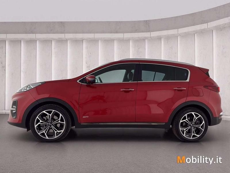 Usata Kia Sportage GT-Line 185 CV (136 kW) 2019 Rosso metallizzato SUV