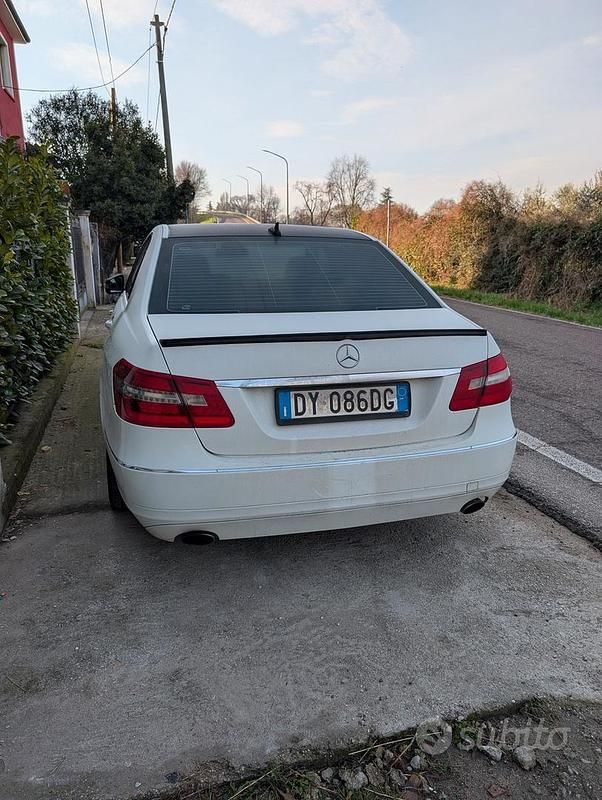 Usata Mercedes E350 2010 Bianco Berlina