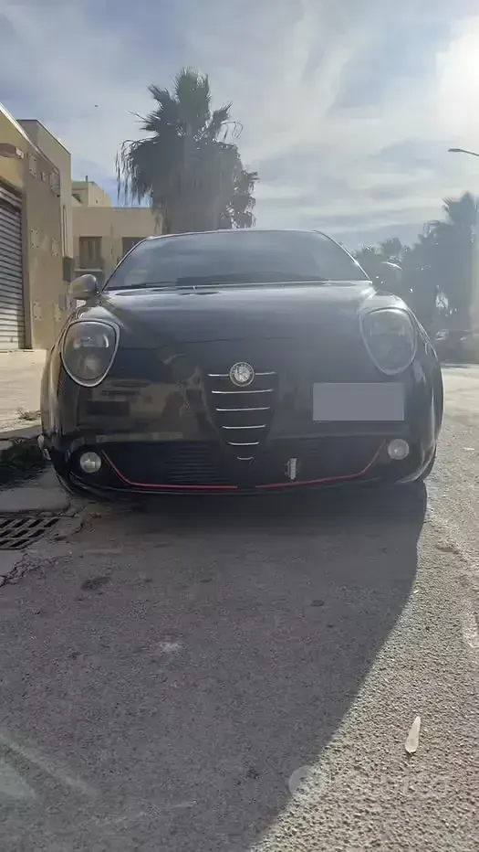 Usata Alfa Romeo MiTo Quadrifoglio Verde 170 CV (125 kW) 2012 Nero Utilitaria