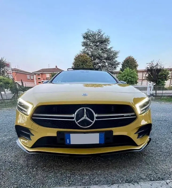 Usata Mercedes A35 AMG Advanced Plus 306 CV (225 kW) 2022 Giallo Berlina