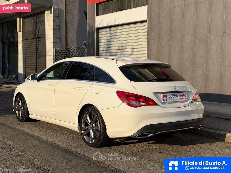 Usata Mercedes CLA180 109 CV (80 kW) 2018 Bianco Berlina