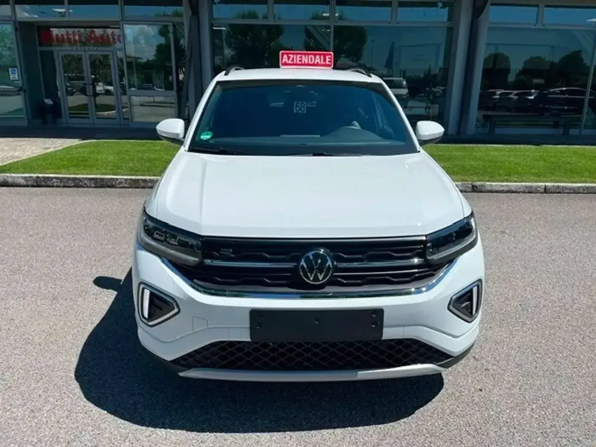 Usata VW T-Cross R-line 116 CV (85 kW) 2025 Bianco SUV