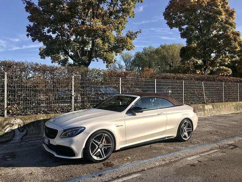 Usata Mercedes C63 AMG AMG 510 CV (375 kW) 2017 Bianco Cabrio