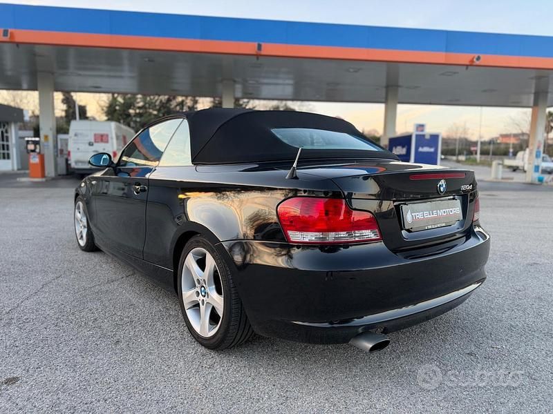 Usata BMW 120 Cabriolet 177 CV (130 kW) 2008 Nero Cabrio