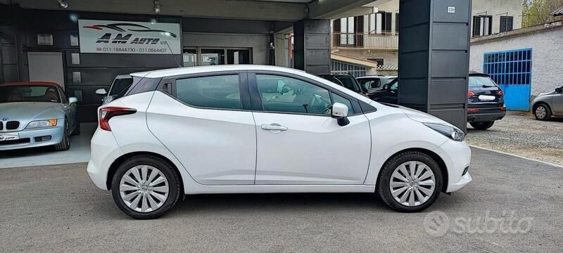 Usata Nissan Micra Acenta 71 CV (52 kW) 2018 Bianco Utilitaria