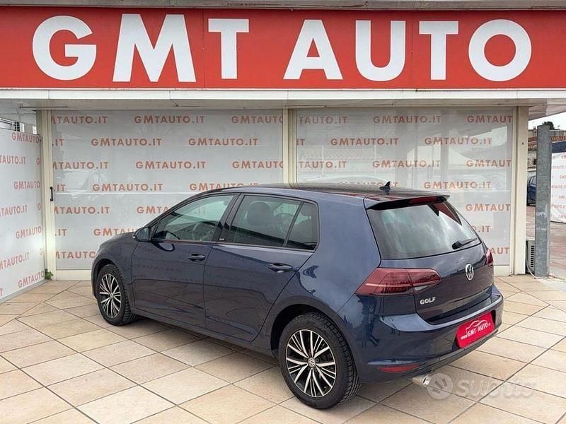 Usata VW Golf VII Allstar 110 CV (80 kW) 2016 Blu Berlina