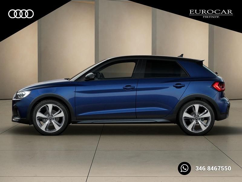 Nuova Audi A1 Design 116 CV (85 kW) 2025 Blu navarra metallizzato nero mito metal Berlina