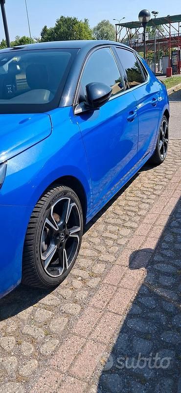 Usata Opel Corsa Elegance 75 CV (55 kW) 2021 Blu Utilitaria