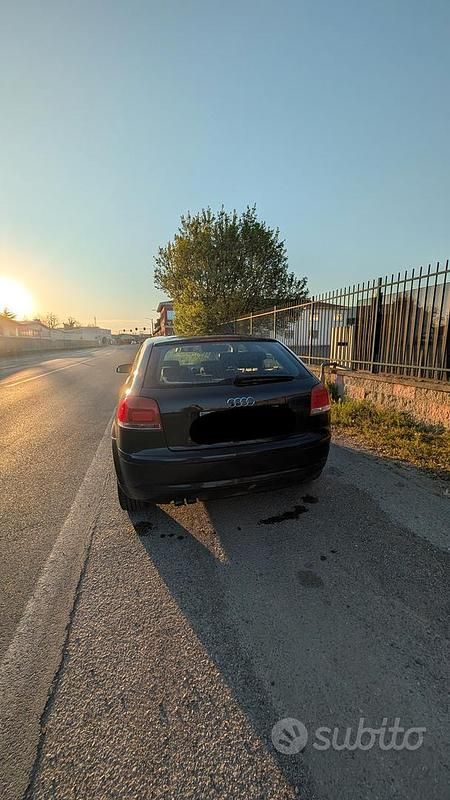 Usata Audi A3 105 CV (77 kW) 2007 Nero Utilitaria