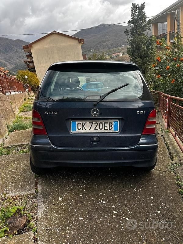 Usata Mercedes A170 Elegance 2003 Blu Berlina