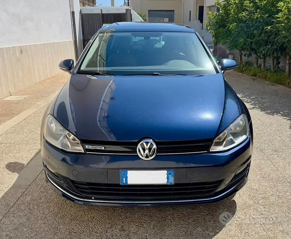 Usata VW Golf VII Highline 110 CV (80 kW) 2016 Bluazzurro Berlina