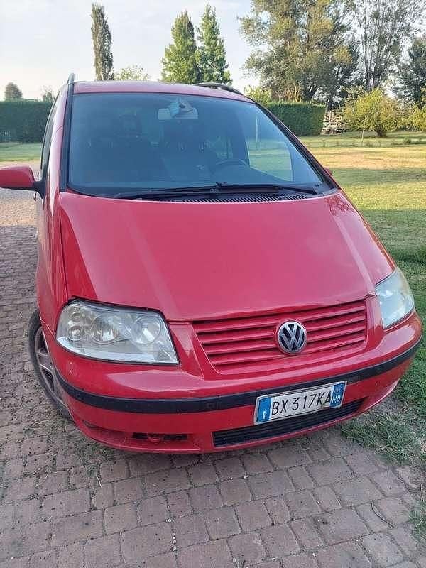 Usata VW Sharan Comfortline 116 CV (85 kW) 2001 Rosso Monovolume