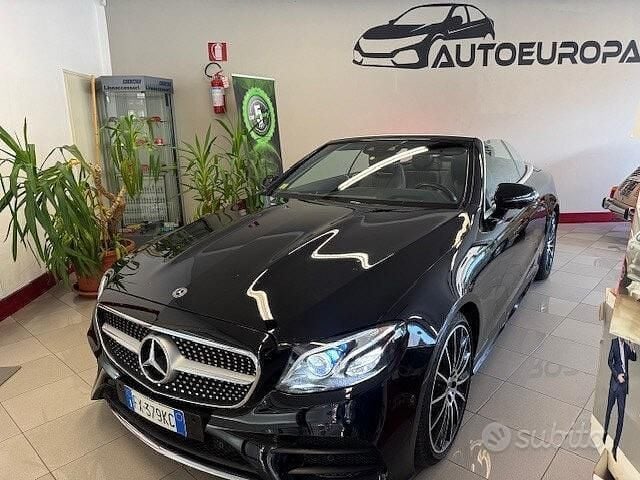 Usata Mercedes E400 340 CV (250 kW) 2019 Nero Cabrio
