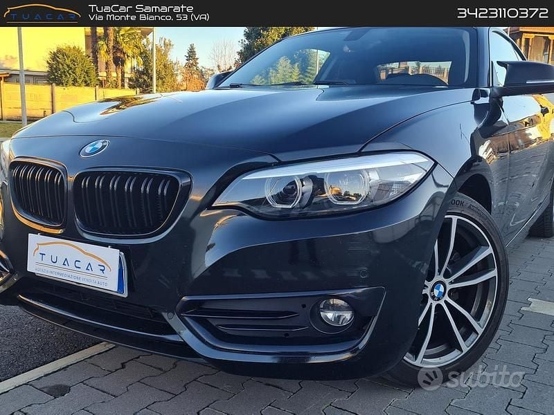 Usata BMW 220 Advantage 190 CV (139 kW) 2018 Nero Coupé
