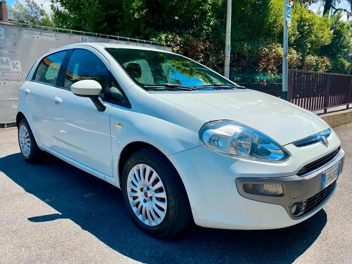 Usata Fiat Punto Evo Dynamic 95 CV (69 kW) 2010 Bianco Utilitaria