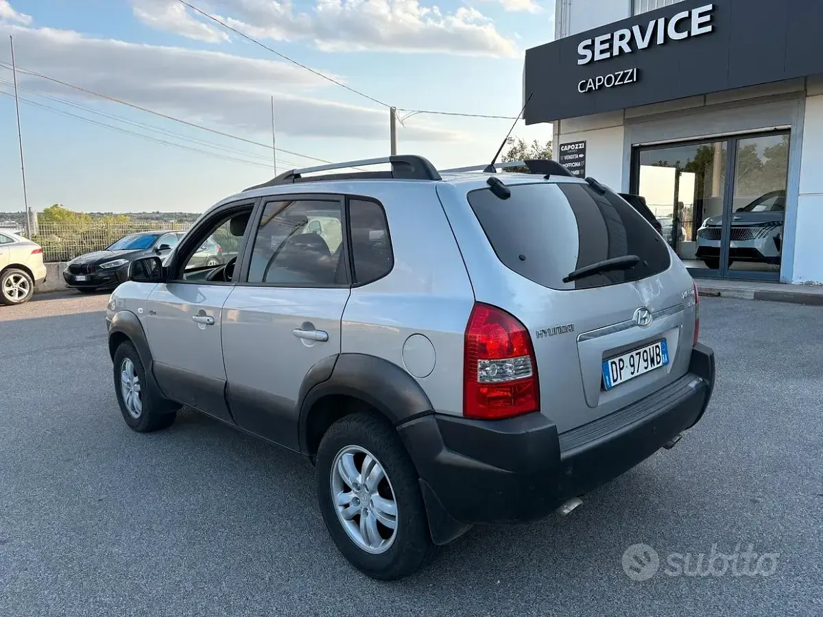 Usata Hyundai Tucson Active 141 CV (103 kW) 2008 Grigio SUV