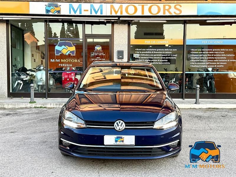 Usata VW Golf VII Business 116 CV (85 kW) 2019 Blu Berlina