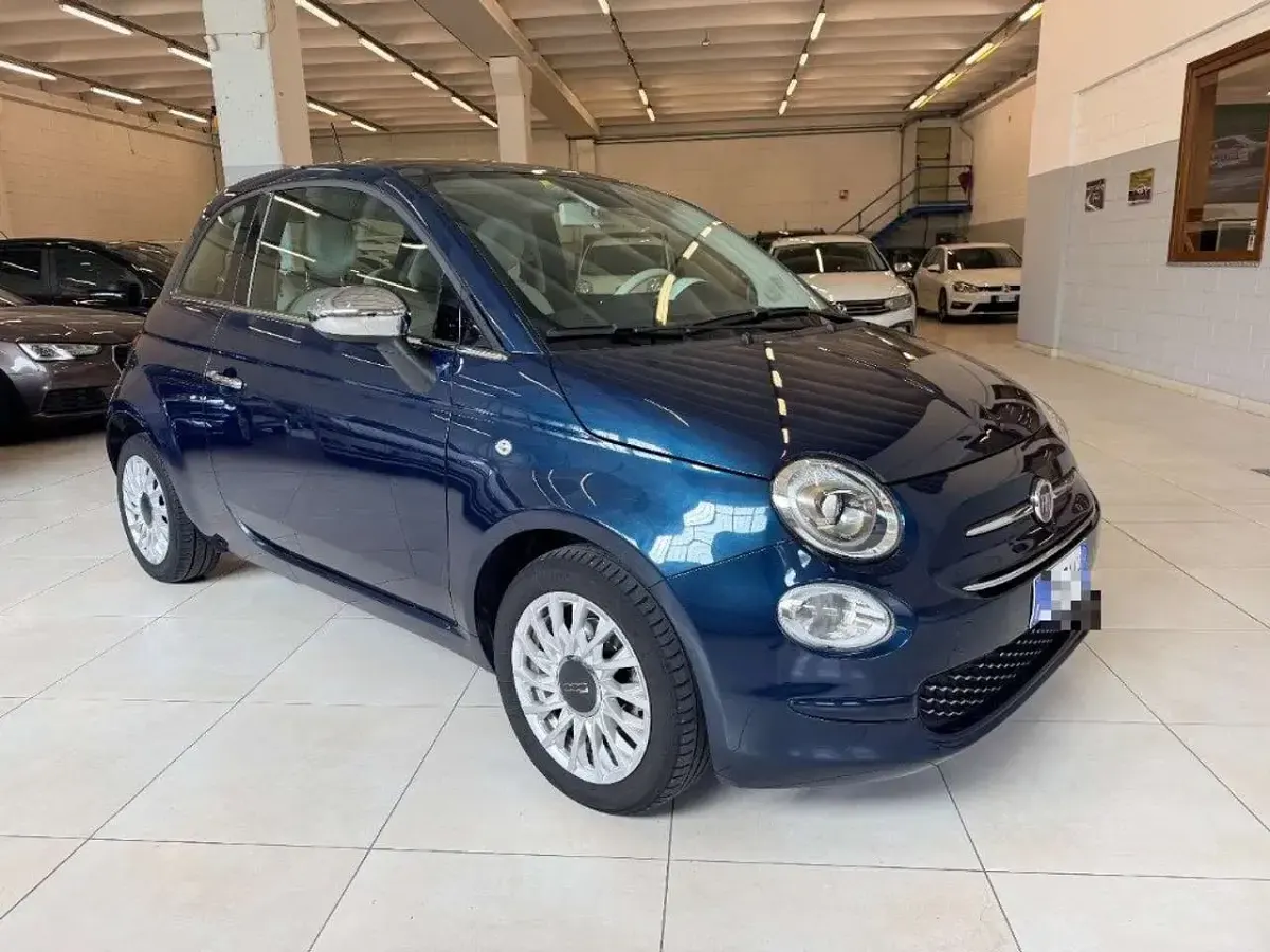 Usata Fiat 500 Lounge 69 CV (50 kW) 2019 Blu Utilitaria