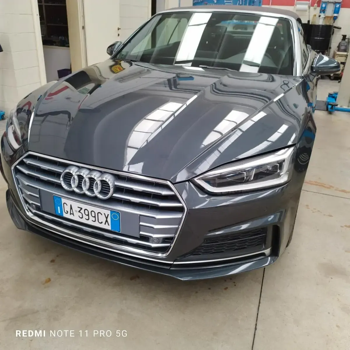 Usata Audi A5 Cabriolet S-Line 190 CV (139 kW) 2020 Nero Cabrio