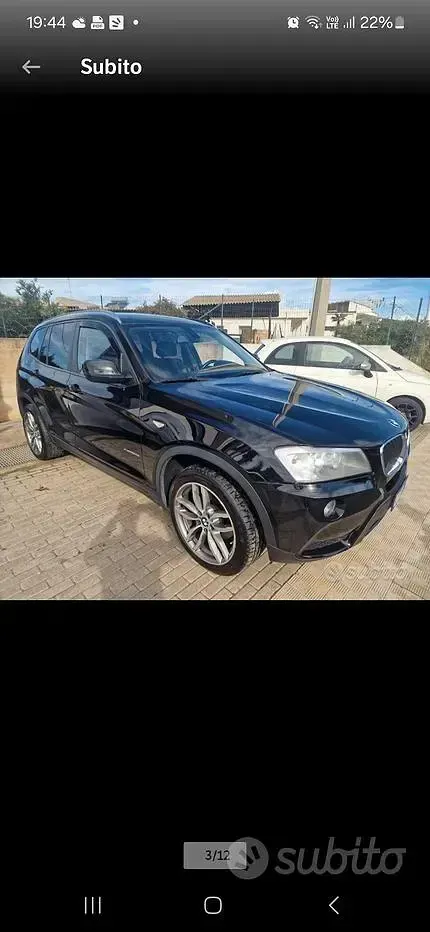 Usata BMW X3 184 CV (135 kW) 2013 Nero SUV