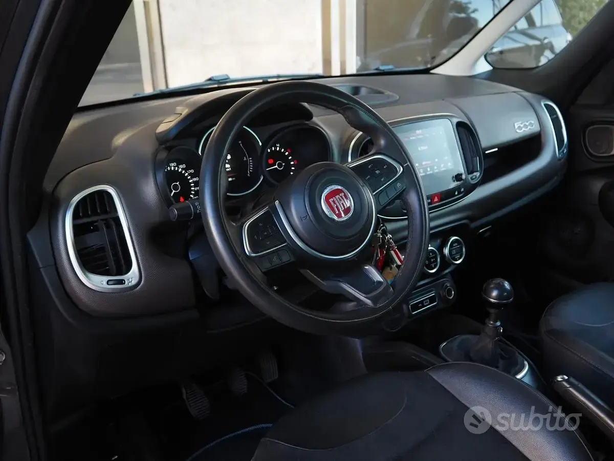 Usata Fiat 500L Lounge 120 CV (88 kW) 2019 Grigio Monovolume