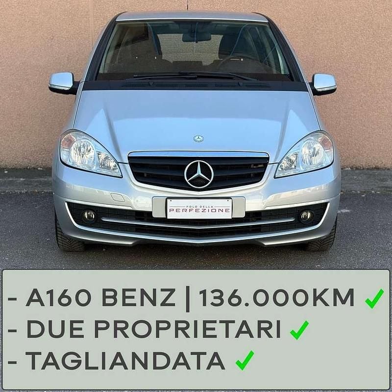 Usata Mercedes A160 Executive 95 CV (69 kW) 2010 Argento Monovolume