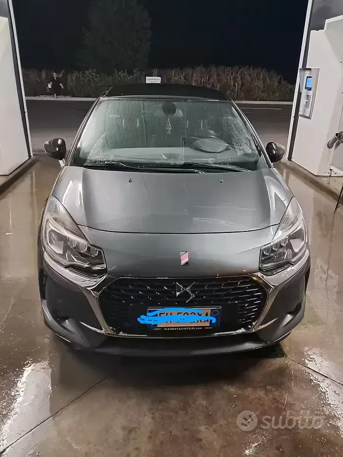 Usata DS Automobiles DS3 Performance 208 CV (152 kW) 2017 Grigio Utilitaria